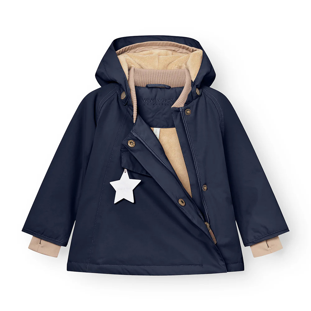 Mini A Ture Wang Fleece Lined Winter Jacket - 24FW Outer Space