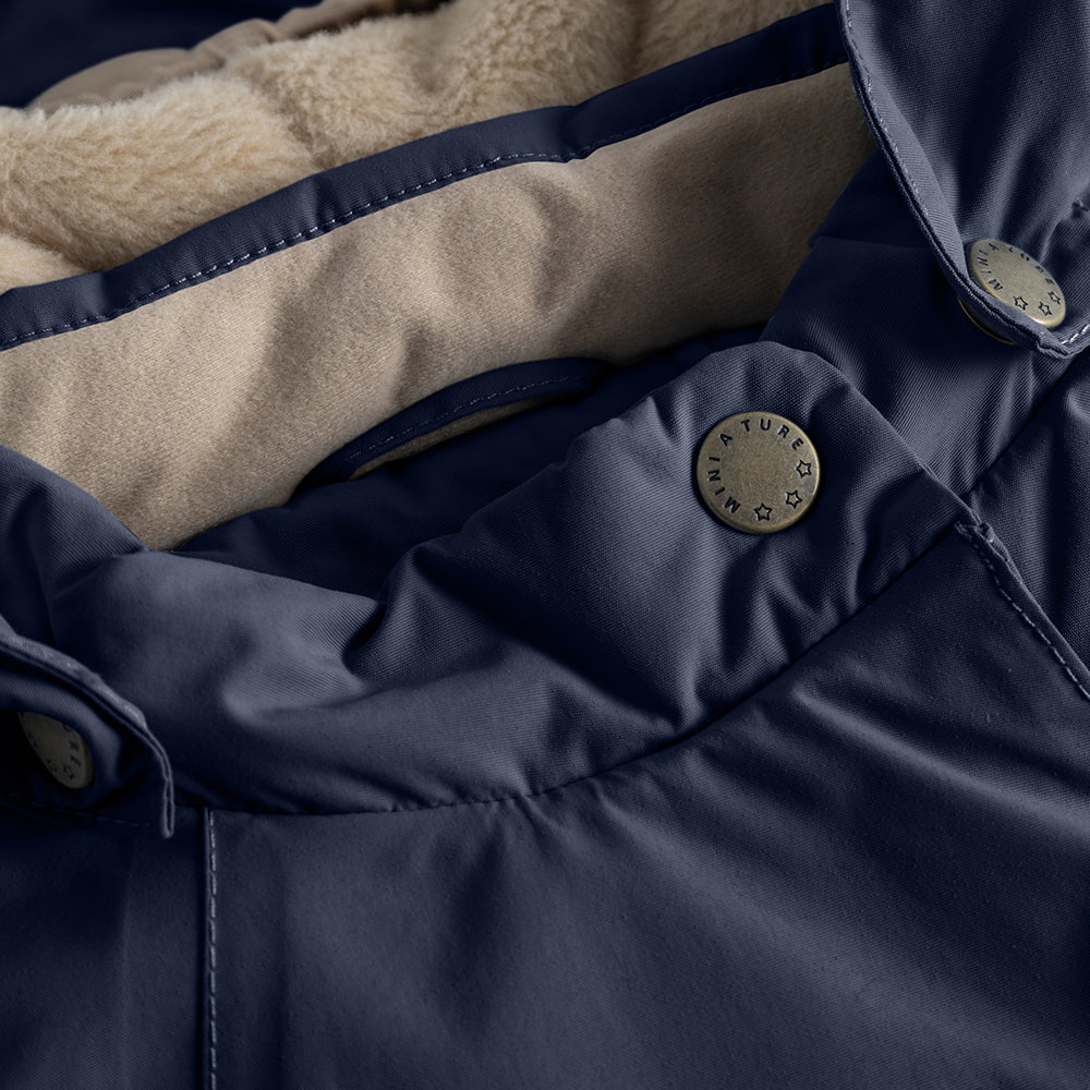 Mini A Ture Wang Fleece Lined Winter Jacket - 24FW Outer Space