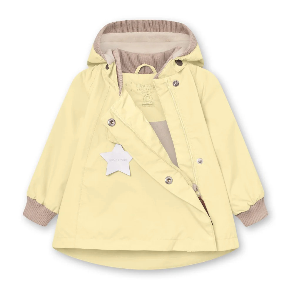 Mini A Ture Wang Matwai fleece lined spring jacket 25SS Double Cream