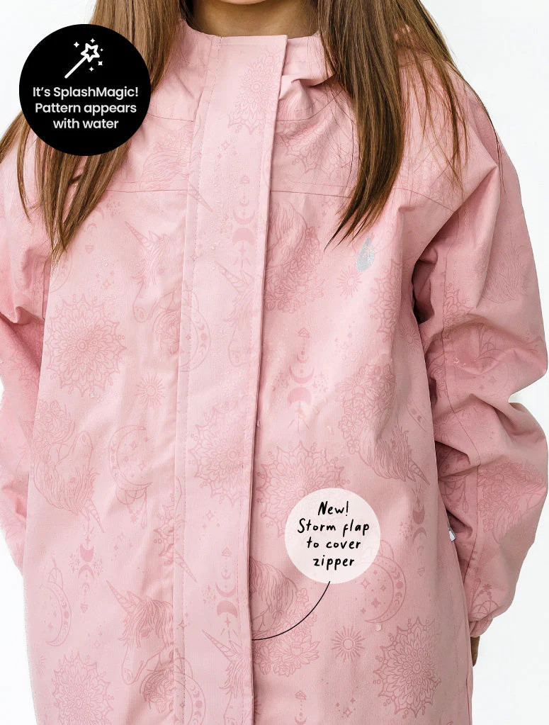 【E11172】D.D. / Imitation Rain Therm SplashMagic Rainshell 25SS Dusky Pink