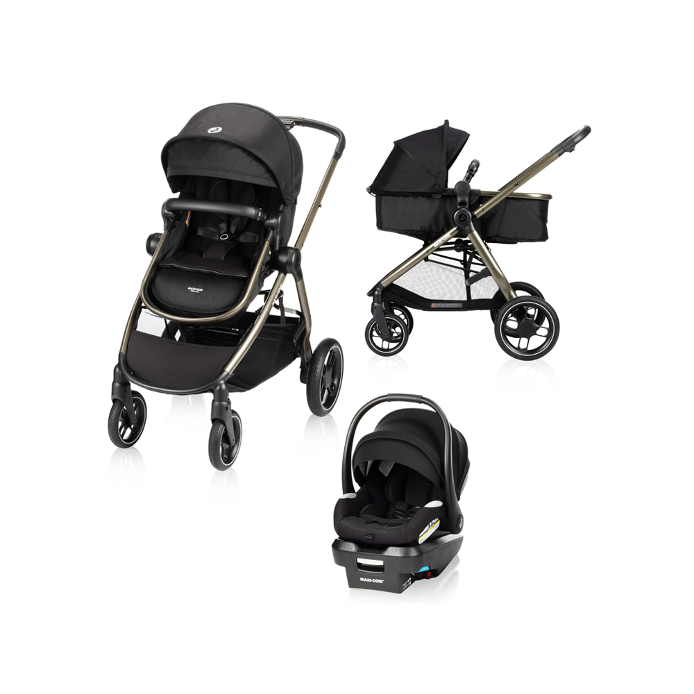 Velia’s choice Zelia Luxe 5-in-1 Modular Travel System - Basalt Black – CLÉMENT