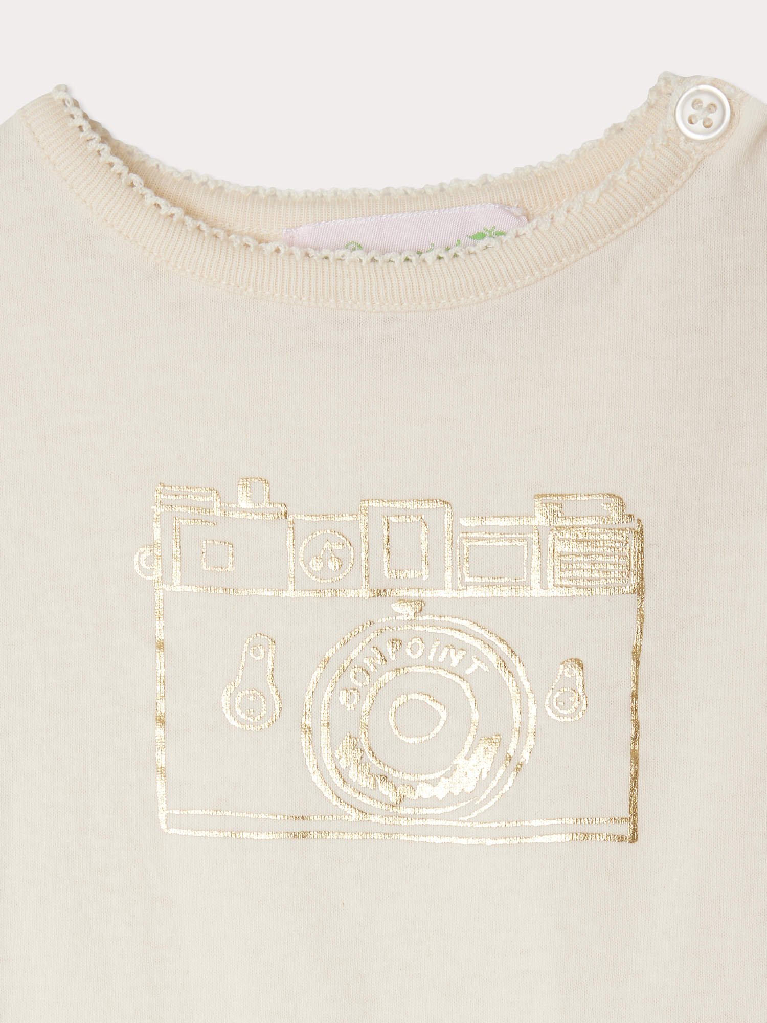 Bonpoint Dom T-Shirt Ivory 25FW