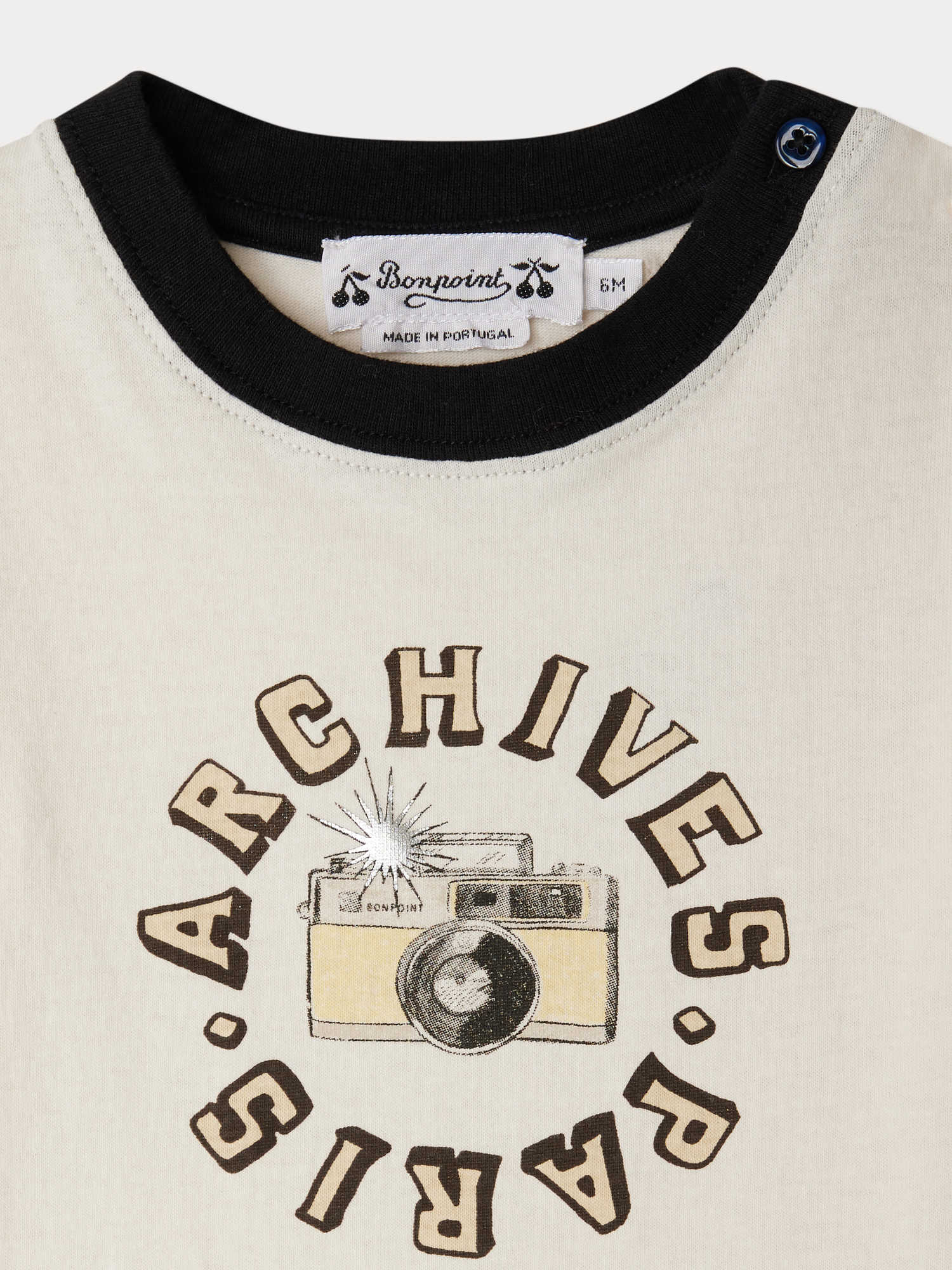 Bonpoint Tom T-Shirt Ivory 25FW