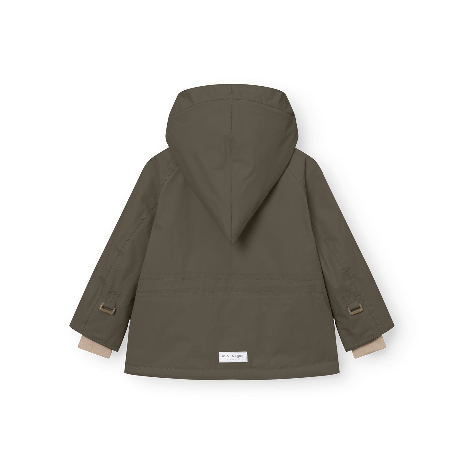 Mini A Ture Wang Fleece Lined Winter Jacket 25FW Tarmac Green