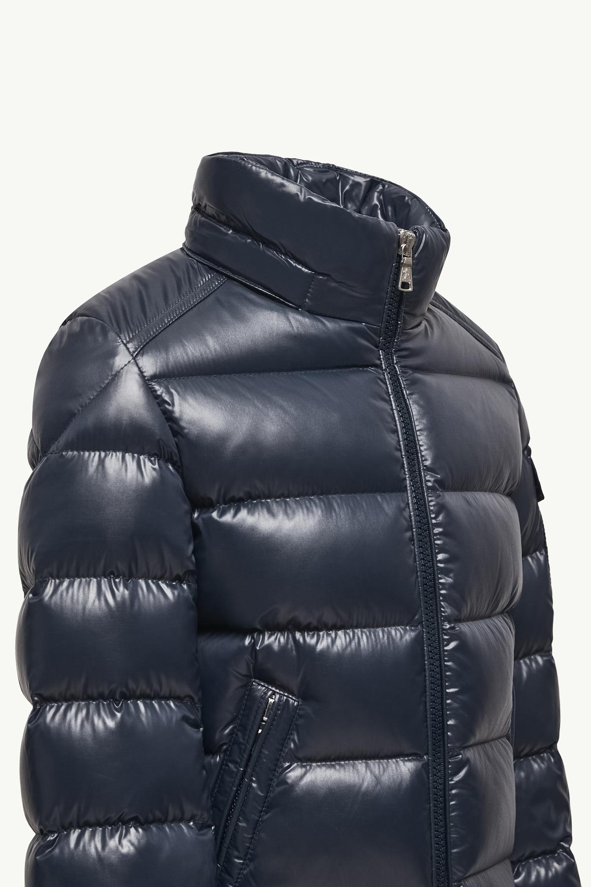 moncler maya 4Y ネイビー(ハンガー付き) Navy Blue Moncler Maya Hooded Short Down Jacket - Short Down