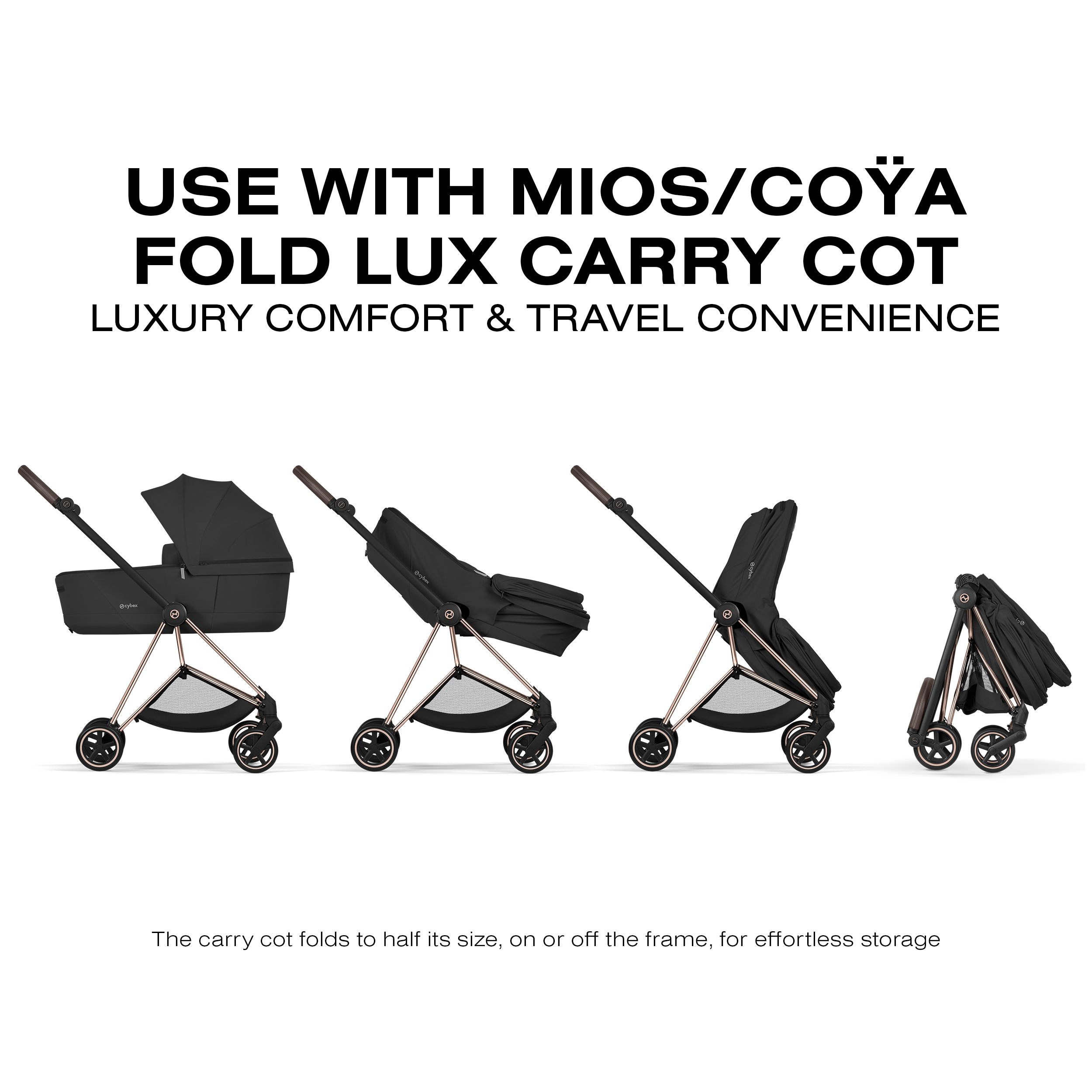 Cybex Mios Stroller - Matte Black Frame (2026)
