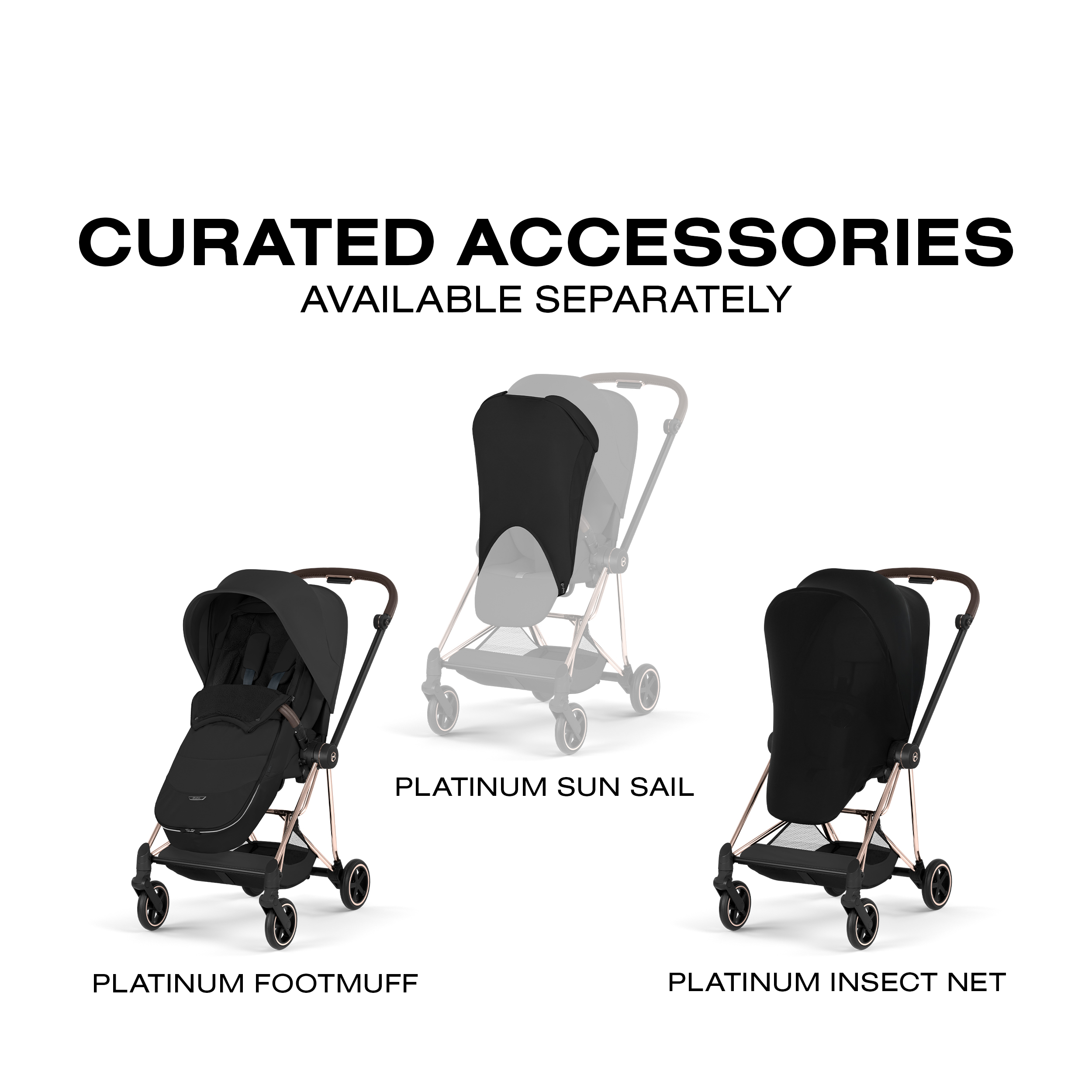 Cybex Mios Stroller - Rose Gold Frame (2026)