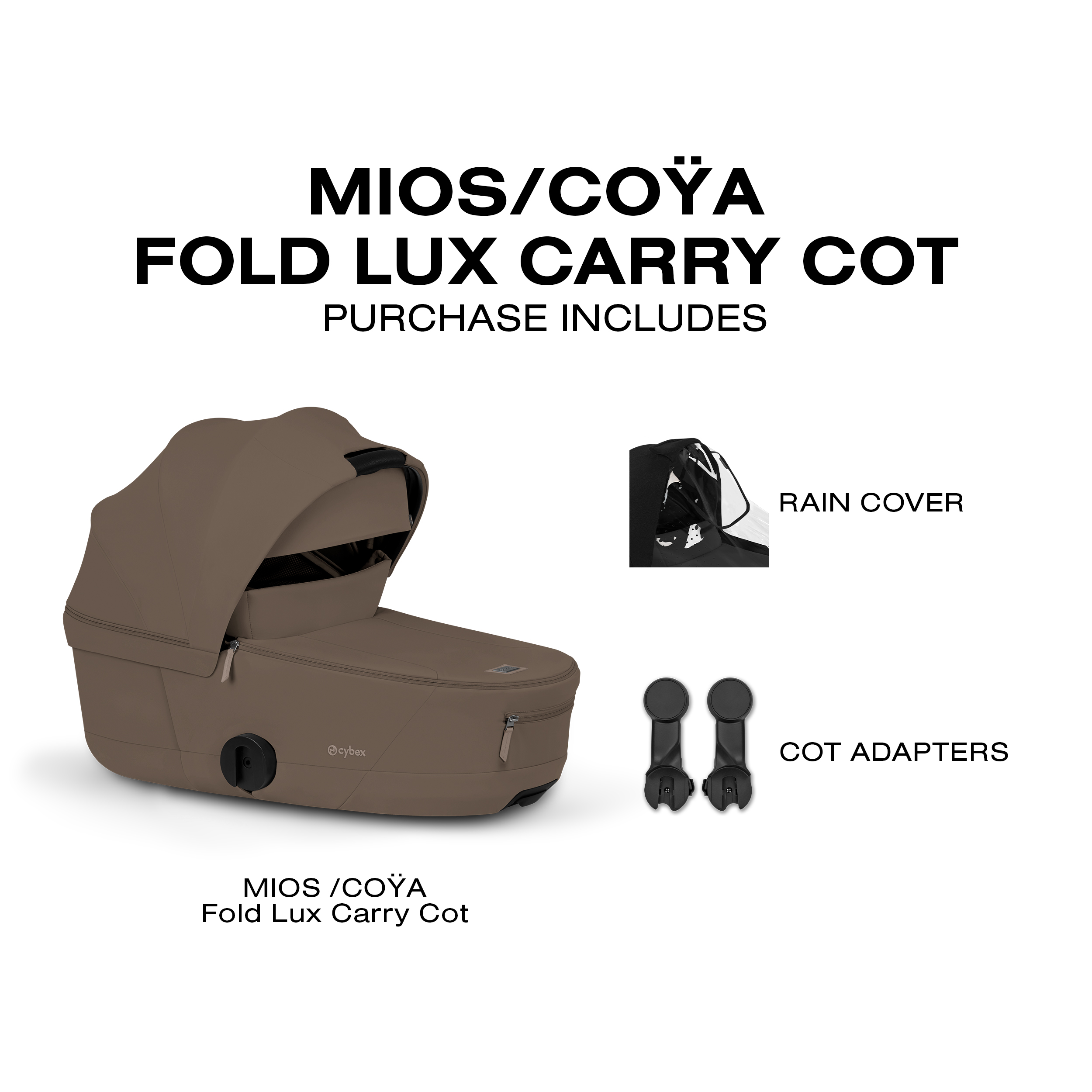 Cybex Mios / Coya Fold Lux Carry Cot (2026)