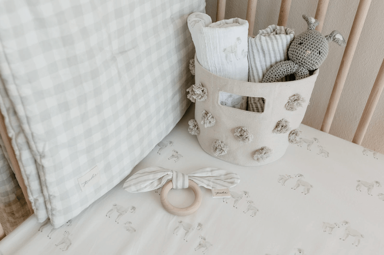 Pehr Crib Sheets Grey/Little Lamb 2 Pehr Crib Sheets Grey/Little Lamb -Baby Care Shop wx20210226 115050