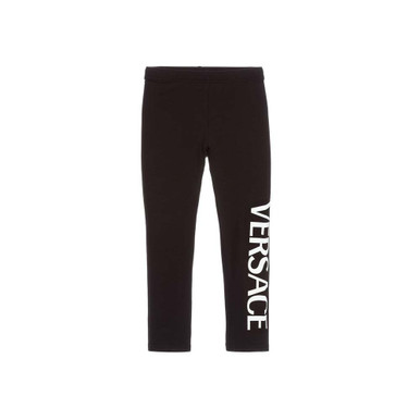 Versace Girls Leggings With Logo