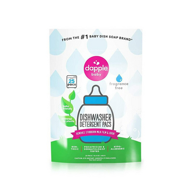 Dapple Dishwasher Detergent Pacs 25ct Effective Cleaning