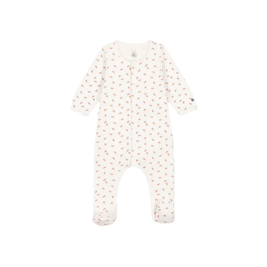 ★SAINT JAMES★ Petit Coeur (002) Petit Bateau Bodyjama Flower 24SS