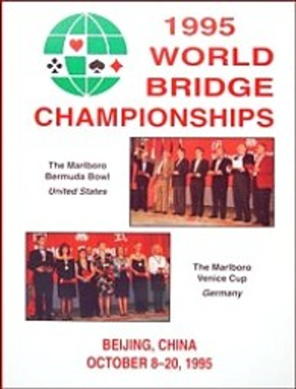 World Championship 1995- Beijing - Baron Barclay Bridge Supply