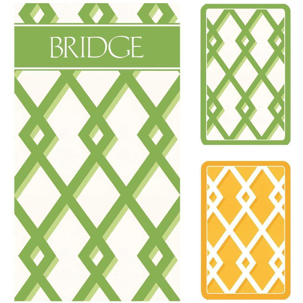 Viennese Nouveau Bridge Gift Set - 2 Playing Card Decks & 2 Score Pads