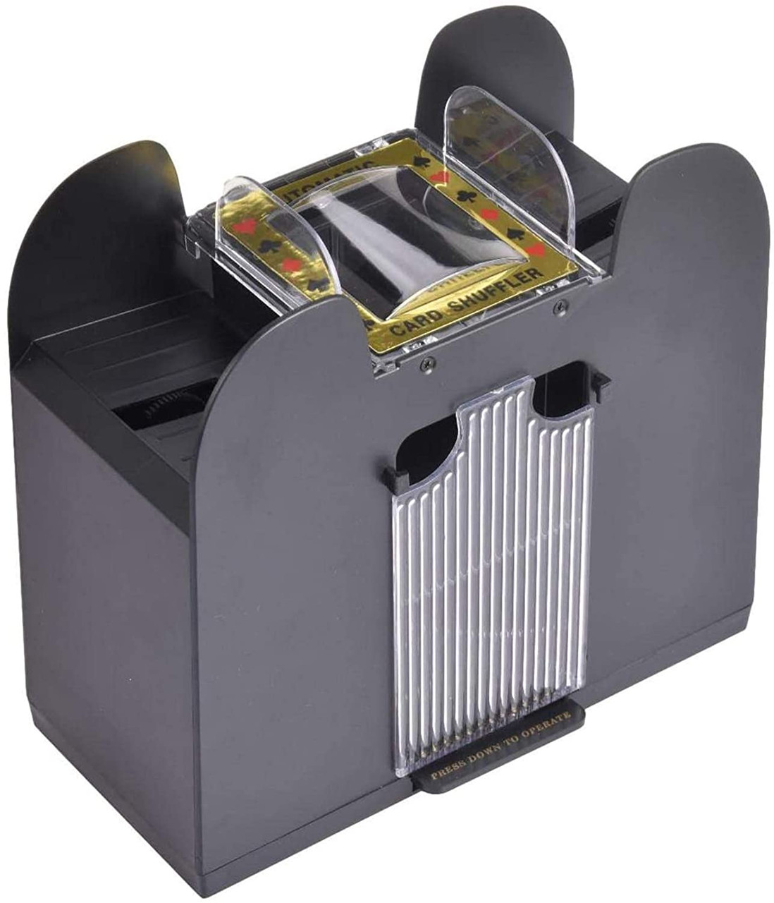 6-Deck Automatic Card Shuffler Machine Electronic Shuffle Playing Card CHH New 
