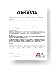 canasta card game tips