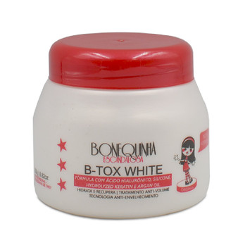 Bonequinha Escandalosa Btox Capillary White Reduces Volume and Frizz Hair Care 250g/8.81 oz