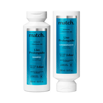 Kit O Boticario Match Shampoo and Conditioner Protects and Maintains Smooth Maintenance