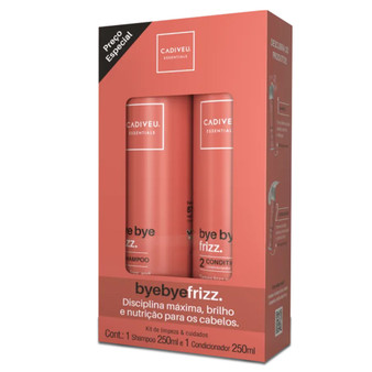 Cádiveu Professional Bye Bye Frizz Kit Duo Shampoo and Conditioner