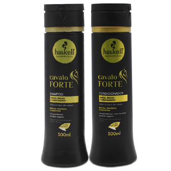 Kit Haskell Cavalo Forte Home Care Shampoo and Conditioner 2x300ml/2x10.14 fl.oz