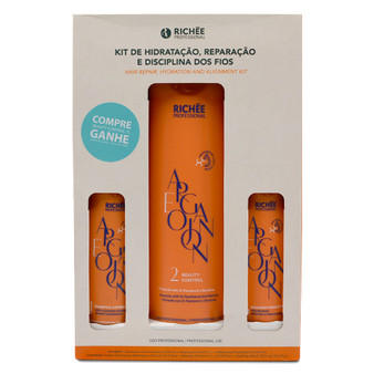 Richée Kit Box Argan & Ojon Intensive Nutritive Treatment - 3 Products