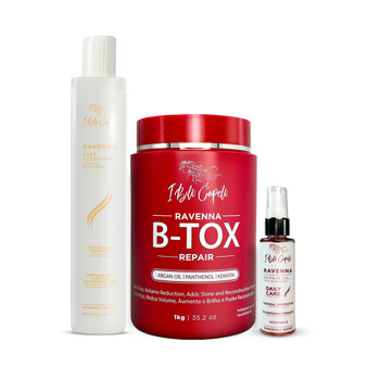 Kit I Belli Capelli B-tox Repair + Repair Oil + Deep Cleansing Anti-Residue Shampoo