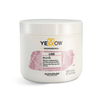 Alfaparf Mask Yellow Liss Anti-Frizz for Perfect Smooth Hydration Hair Care 500ml/16.9fl.oz