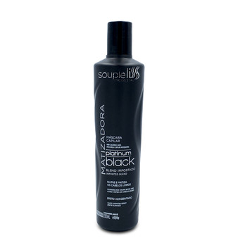 Soupleliss Matizer Mask Platinum Black Máscara Matizadora Hair Care 300ml/10.14fl.oz