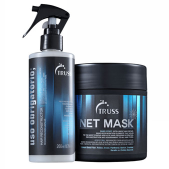 Truss Kit Net Mask + Uso Obrigatório Hair Reconstructor