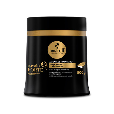Haskell Mask Cavalo Forte Strong Horse Hydration Mask Growth Hair Care 500g/17.6 oz Haskell Mask Cavalo Forte Strong Horse Hydration Mask Growth Hair Care 500g/17.6 oz