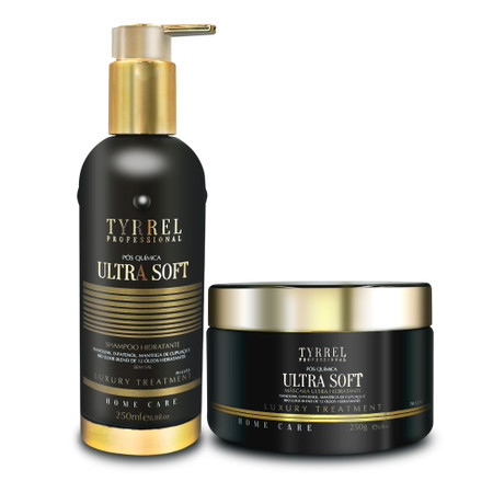 Kit Tyrrel Shampoo Mask Ultra Soft Post Chemical Treatment Moisturizing Complete 2x250g/2x8.4fl.oz Kit Tyrrel Shampoo Mask Ultra Soft Post Chemical Treatment Moisturizing Complete 2x250g/2x8.4fl.oz