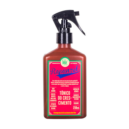 Lola Cosmetics Tônico Rapunzel Growth Tonic Decreases Hair Loss Daily Use Hair Care 250ml/8.81fl.oz Lola Cosmetics Tônico Rapunzel Growth Tonic Decreases Hair Loss Daily Use Hair Care 250ml/8.81fl.oz