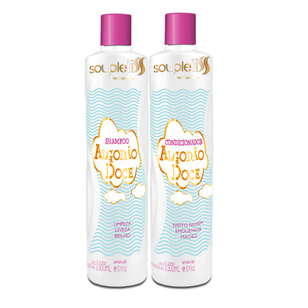 SoupleLiss Cotton Candy Shampoo + Conditioner 300ml / 10.14fl.oz SoupleLiss Cotton Candy Shampoo + Conditioner 300ml / 10.14fl.oz