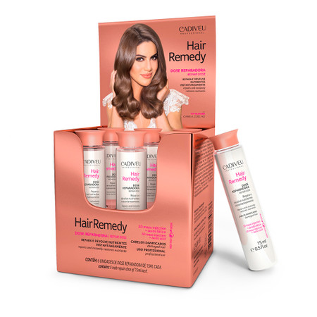 Cadiveu Ampoule Hair Remedy Single Dose For Hair Reconstruction 6x15ml/6x0.50fl.oz Cadiveu Ampoule Hair Remedy Single Dose For Hair Reconstruction 6x15ml/6x0.50fl.oz