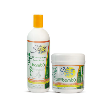 Kit Silicon Mix Bambu Shampoo 473ml/16 fl.oz + Nourishing Treatment Mask 450g/16 oz