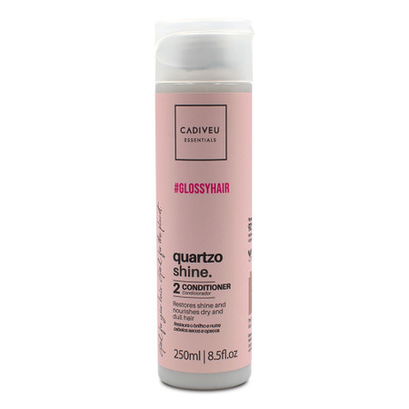 Cadiveu #GlossyHair Quartzo Shine Conditioner Restores Shine and Nourishes 250ml/8.5 fl.oz Cadiveu #GlossyHair Quartzo Shine Conditioner Restores Shine and Nourishes 250ml/8.5 fl.oz