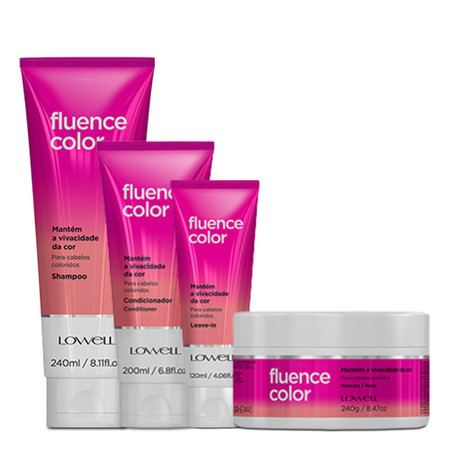 Lowell Fluence Color Kit 4 Products 800ml/27.05 fl.oz Lowell Fluence Color Kit 4 Products 800ml/27.05 fl.oz