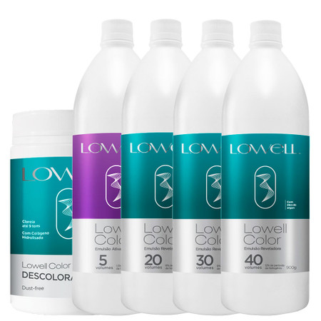 Lowell Color Bleaching Powder + Ox Kit 05/20/30/40 Volumes Lowell Color Bleaching Powder + Ox Kit 05/20/30/40 Volumes