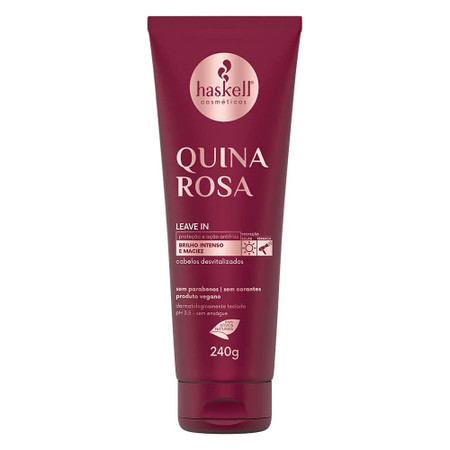 Haskell Leave-In Strengthening Quina Rosa with Sun Protection 240g / 8.46 oz Haskell Leave-In Strengthening Quina Rosa with Sun Protection 240g / 8.46 oz