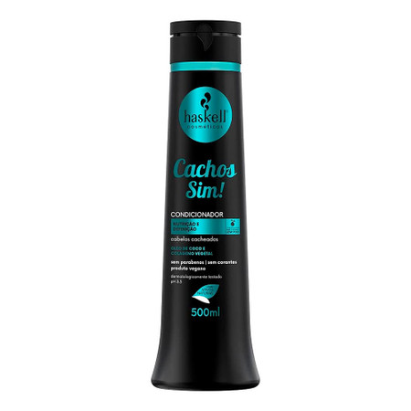 Haskell Conditioner "Cachos Sim!" for Curly Hair 500ml / 16.9 fl.oz Haskell Conditioner "Cachos Sim!" for Curly Hair 500ml / 16.9 fl.oz