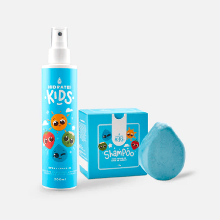 Kit Hidratei Kids - Leave In Spray + Shampoo-Solid for Kids Kit Hidratei Kids - Leave In Spray + Shampoo-Solid for Kids