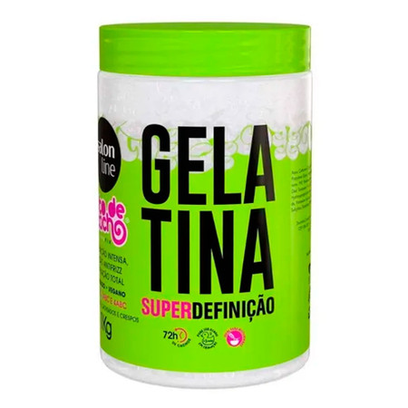 Salon Line Gelatin #ToDeCacho Super Definition 1kg/35.27oz Salon Line Gelatin #ToDeCacho Super Definition 1kg/35.27oz