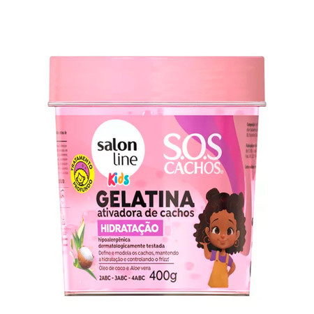 Salon Line Hair Gelatine Kids Curl Activator 400g/14.1oz Salon Line Hair Gelatine Kids Curl Activator 400g/14.1oz