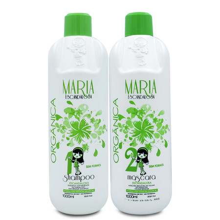 Kit Maria Escandalosa Progressive Organic Smoothing Moisturizing fol All Hair Types 2x1L/2x33.8fl.oz