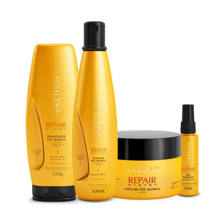 Kit Aneethun Repair System Post-Chemical Quartet - 4 Products Kit Aneethun Repair System Post-Chemical Quartet - 4 Products