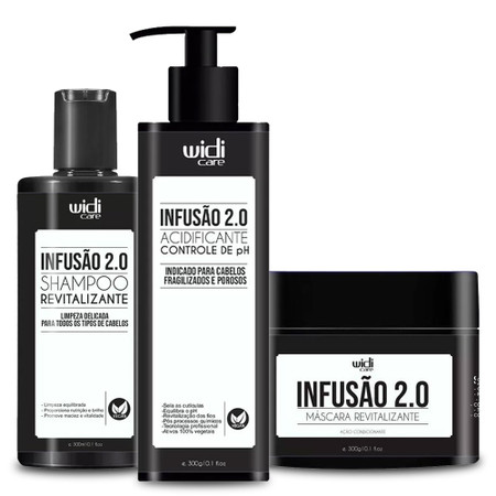 Widi Care Infusion 2.0 Kit Shampoo, Mask and Acidifier 3 Products Widi Care Infusion 2.0 Kit Shampoo, Mask and Acidifier 3 Products