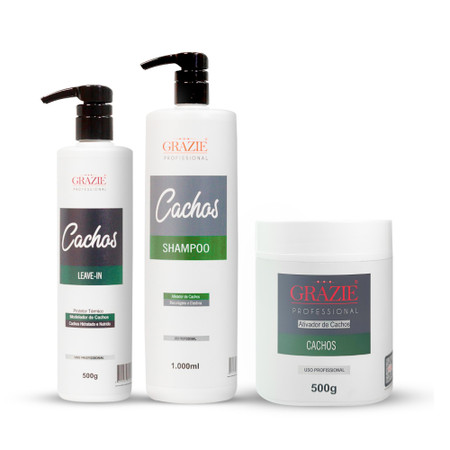 Grazie Professional Curl Definition Kit – Hydration, Control & Shine Grazie Professional Curl Definition Kit – Hydration, Control & Shine