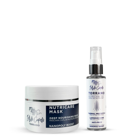 Torrano NutriCare Kit – Nutrition Mask 300g/8.81 oz and Finishing Oil 60ml/2.0 fl oz