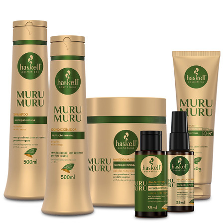 Kit Haskell Murumuru Moisturizing Butter Complete Hydration Nutrition For Dry Hair Kit Haskell Murumuru Moisturizing Butter Complete Hydration Nutrition For Dry Hair
