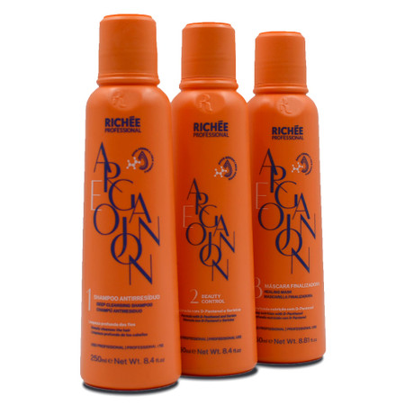 Richée Progressive Argan and Ojon Trio Kit 3x250ml/ 3x8.45fl.oz Richée Progressive Argan and Ojon Trio Kit 3x250ml/ 3x8.45fl.oz